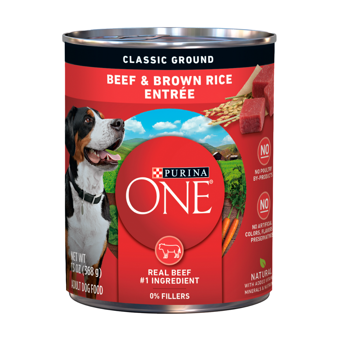 Beef Brown Rice Entr e Classic Ground Purina One