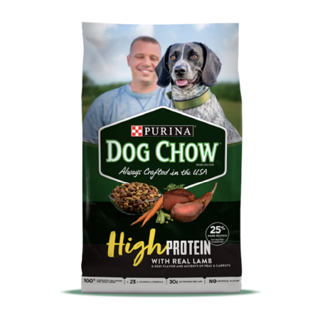 HIGH PROTEIN DRY DOG FOOD WITH REAL LAMB