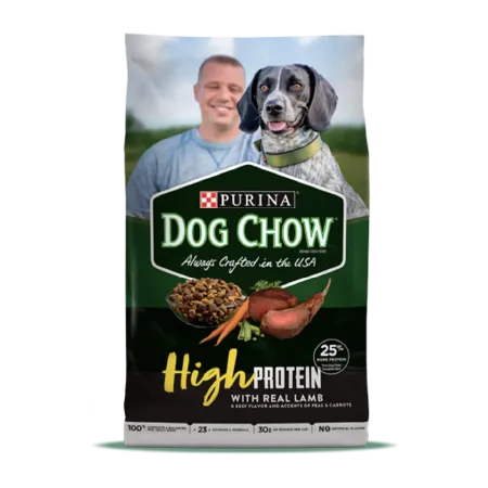 HIGH PROTEIN DRY DOG FOOD WITH REAL LAMB